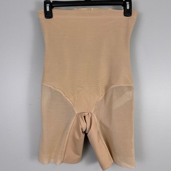 Honeylove SuperPower Short Medium Sand Beige Compression Shapewear Shaper